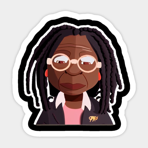 Whoopi Goldberg Sticker by Pixy Official